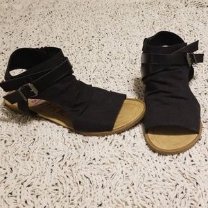 Open Toe  Ankle Sandals